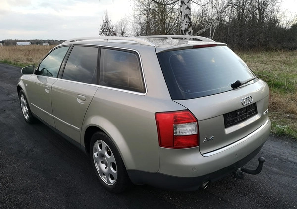 Audi A4 cena 11900 przebieg: 287000, rok produkcji 2003 z Ryki małe 781